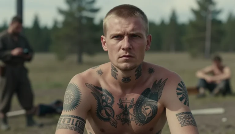 Russian prison tattoo history illustration