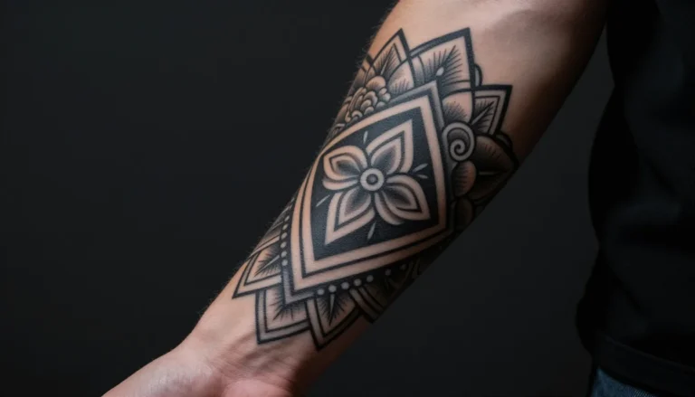 Detailed tattoo on forearm