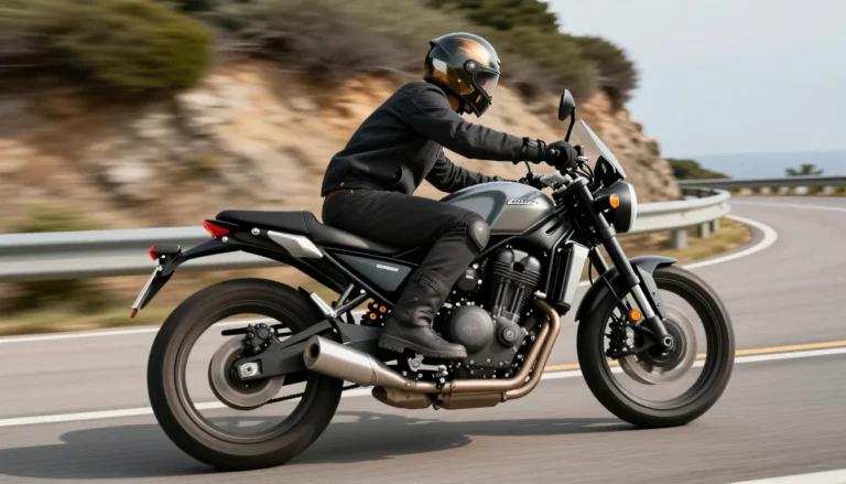 Motorcycle speeding on a highway - featured image