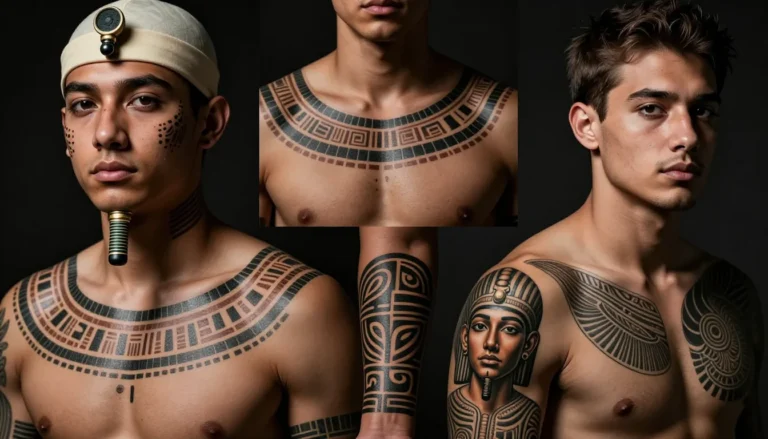 Ancient & Modern Tattoo History Collage