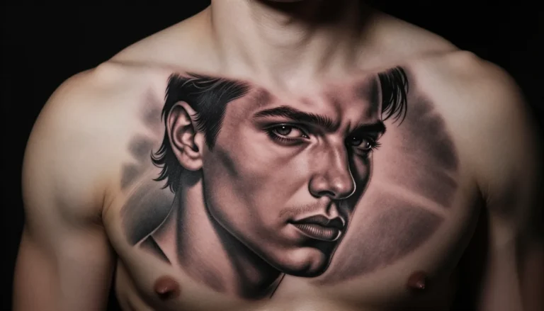 Красивая татуировка на плече