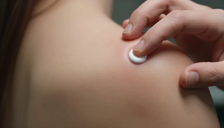 Заживающая татуировка с косметикой для ухода