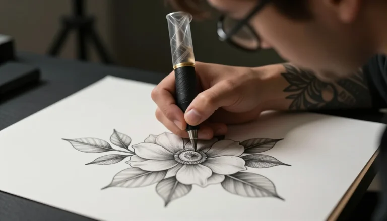 Tattoo sketch by experienced artist