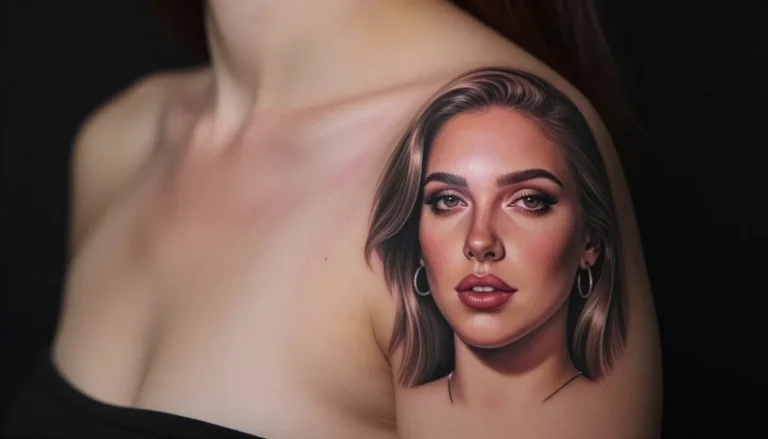 Tattoo covering scar tissue