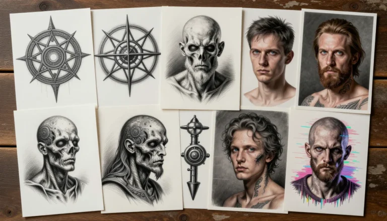 Underground tattoo sketch collection