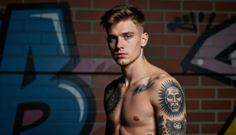 Молодые люди и татуировки