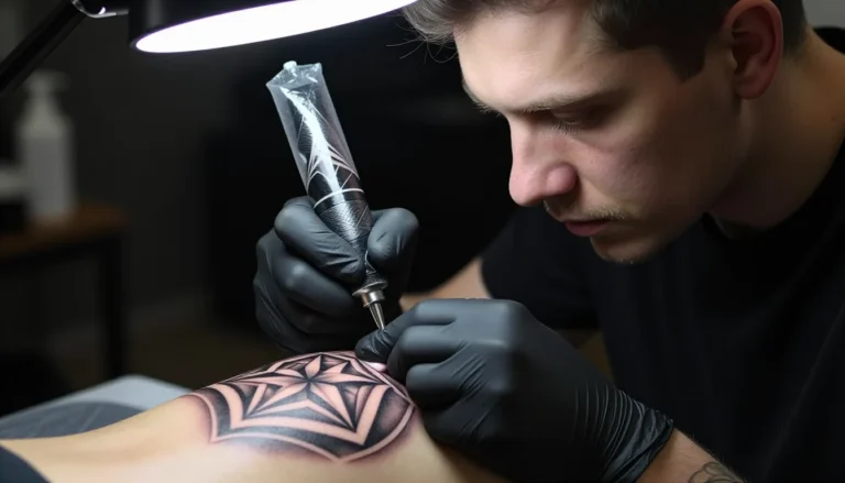 Сложные татуировки и мастерство художника